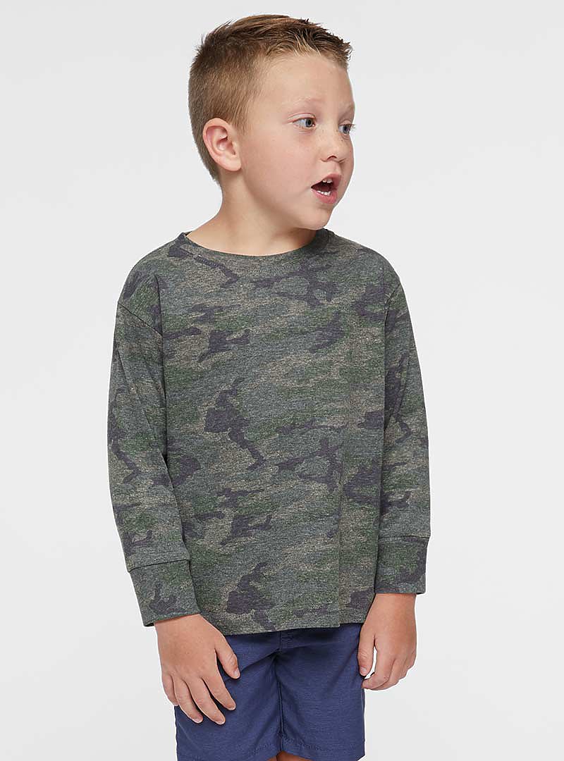 TODDLER LNG SLV FNE JRSY TEE | LAT-Apparel