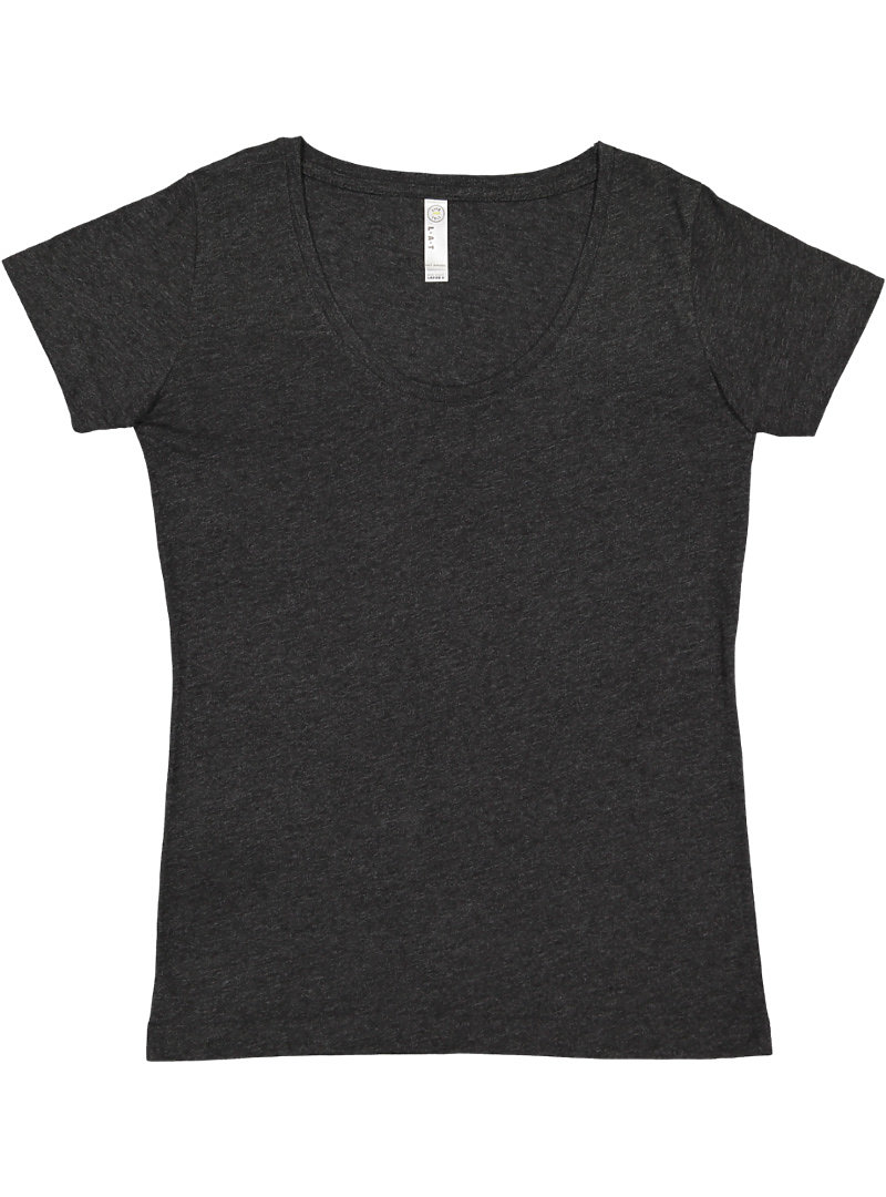 LADIES SCOOP NECK TEE | LAT-Apparel