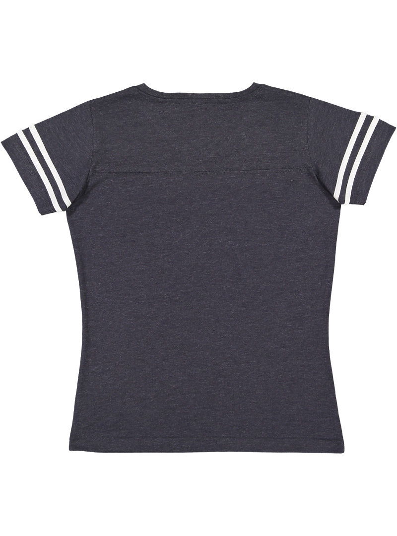 LADIES V-NECK FOOTBALL TEE | LAT-Apparel