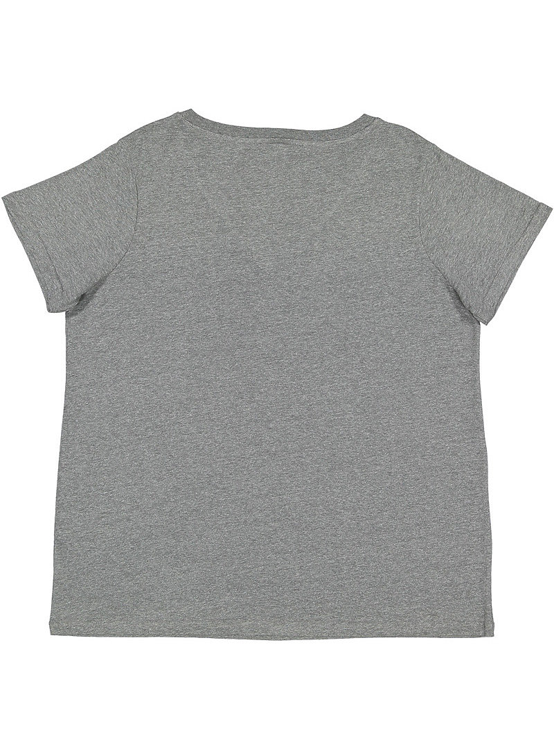 LADIES CURVY V-NCK FNE JRY TEE | LAT-Apparel