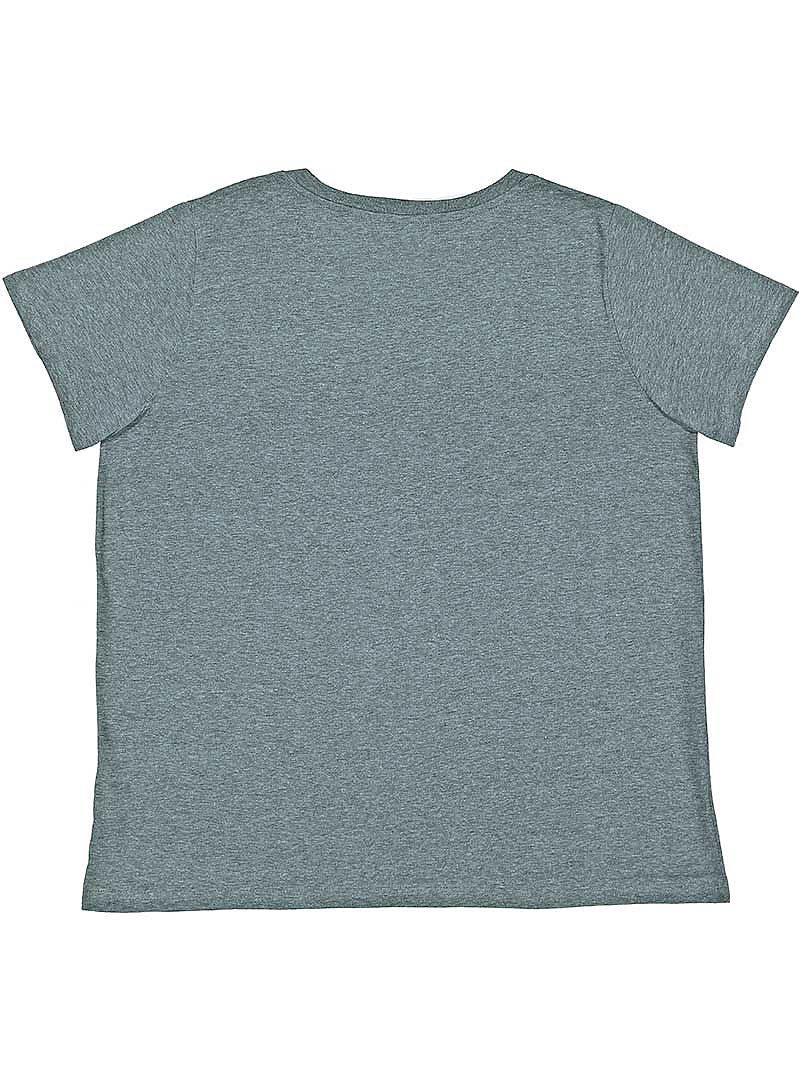 LADIES CURVY V-NCK FNE JRY TEE | LAT-Apparel