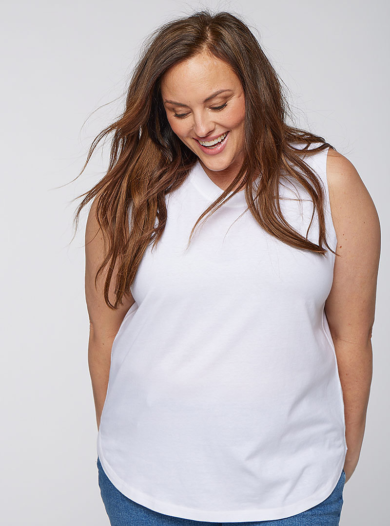 LADIES CURVY FINE JERSEY TANK | LAT-Apparel