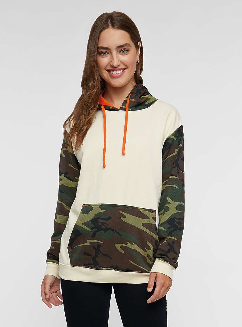 ADULT FASHION CAMO HOODIE | LAT-Apparel