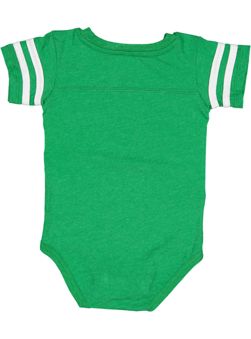 Newborn Football Baby Bodysuit - College Team Creeper With Embroidered Logo For Infant Boys