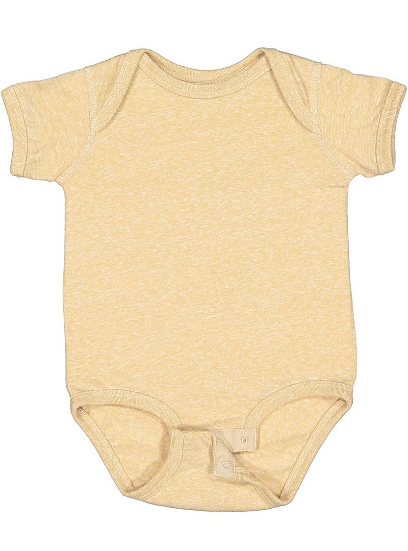 INFANT MELANGE JERSEY BODYSUIT | LAT-Apparel