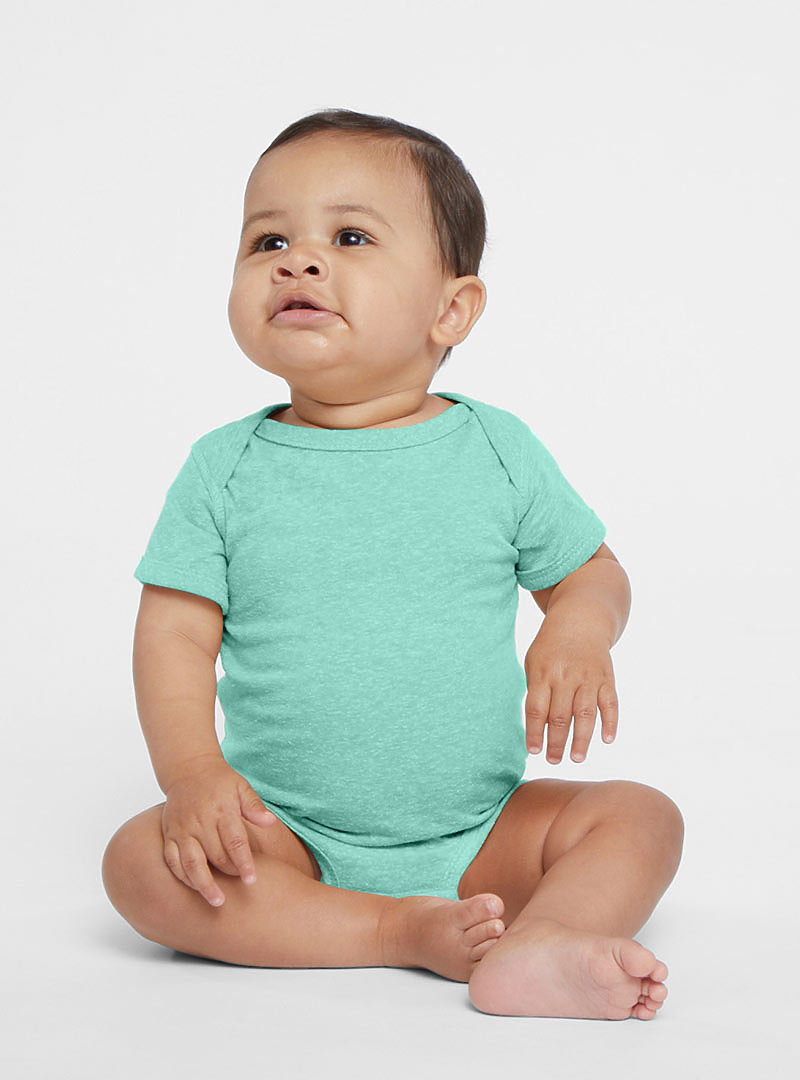 INFANT MELANGE JERSEY BODYSUIT