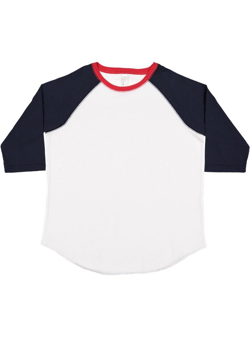 Youth Raglan Baseball Tee Youth Small / Black/White