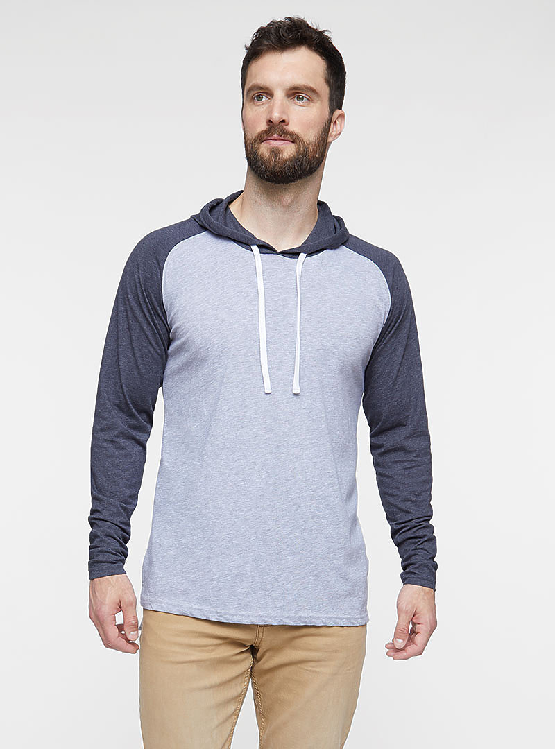 ADULT LNG SLV RAGLAN HOOD TEE