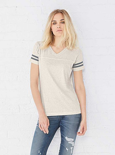 womens football tee shirts