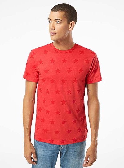 MENS FIVE STAR TEE | LAT-Apparel