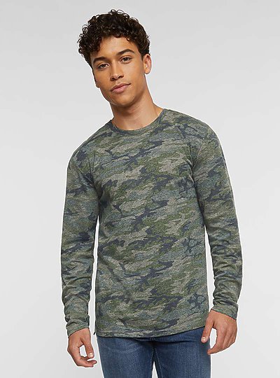 ADULT LNG SLV FINE JERSEY TEE LAT Apparel