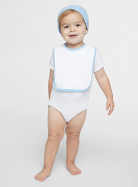 INFANT CONTRAST TRIM BIB
