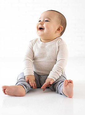 INFANT BABY RIB PAJAMA TOP