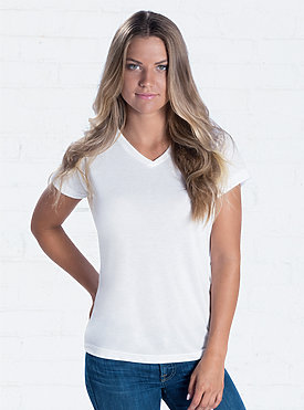 LADIES V-NECK SUBLIMATION TEE