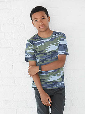 YOUTH CAMO TEE