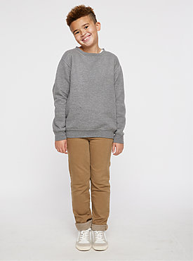YOUTH ELEVATED FLEECE CREW