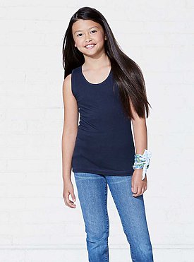 GIRLS FINE JERSEY TANK
