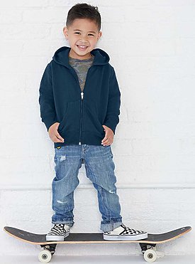 TODDLER ZIP FLEECE HOODIE