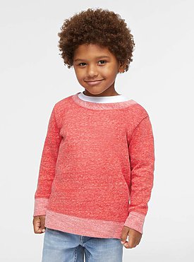 TODDLER MELANGE FR TRRY LNGSLV