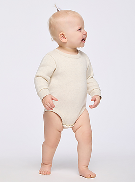 Infant Lng Slv Fleece Bodysuit 1