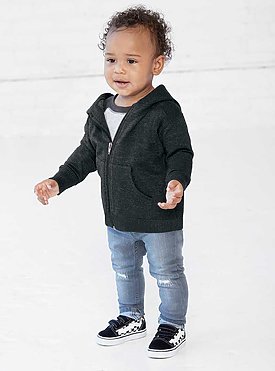 INFANT ZIP FLEECE HOODIE