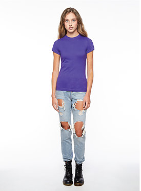LADIES FITTED FINE JERSEY TEE