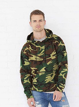 ADULT CAMO PULLOVER HOODIE