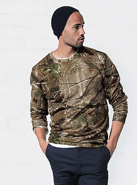 MENS REALTREE LNG SLV CAMO TEE
