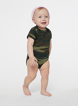 INFANT CAMO BABY RIB BODYSUIT