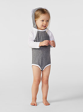 INFANT LNG SLV BODYSUIT W EARS