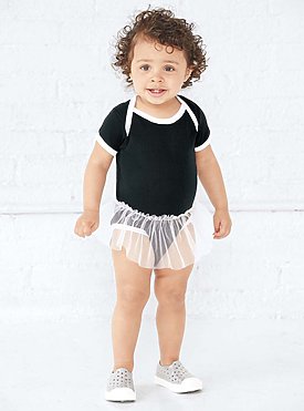 INFANT TUTU BABY RIB BODYSUIT