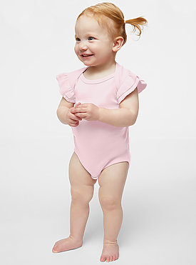 Infant Flutter Sleeve Bodysuit 1