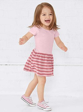 INFANT BABY RIB DRESS