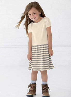 TODDLER BABY RIB DRESS