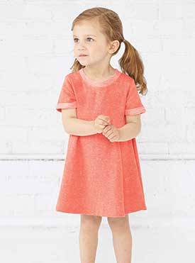 TODDLER MELANGE FR TRRY DRESS