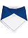 INFANT JERSEY BANDANA BIB Royal/White 