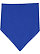 INFANT JERSEY BANDANA BIB Royal/White Back