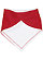 INFANT JERSEY BANDANA BIB Red/White 