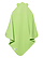Infant Hooded Towel With Ears Key Lime Ghosted Back View