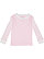 INFANT BABY RIB PAJAMA TOP Ballerina/Ballerina-Wht Stripe 