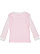 INFANT BABY RIB PAJAMA TOP Ballerina/Ballerina-Wht Stripe Back