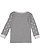 INFANT BABY RIB PAJAMA TOP Heather/Heather-Wht Dot/Wht Back