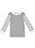 INFANT BABY RIB PAJAMA TOP Heather/Heather-Wht Stripe/Wht 