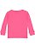 INFANT BABY RIB PAJAMA TOP Hot Pink Back