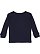 INFANT BABY RIB PAJAMA TOP Navy Back