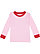 INFANT BABY RIB PAJAMA TOP Pink/Red 