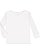 INFANT BABY RIB PAJAMA TOP White 
