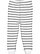 INFANT BABY RIB PAJAMA PANT Heather-White Stripe/White Back