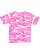 YOUTH CAMO TEE Pink Woodland Back