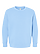 Youth Fleece Sweatshirt Light Blue Ghosted Front View